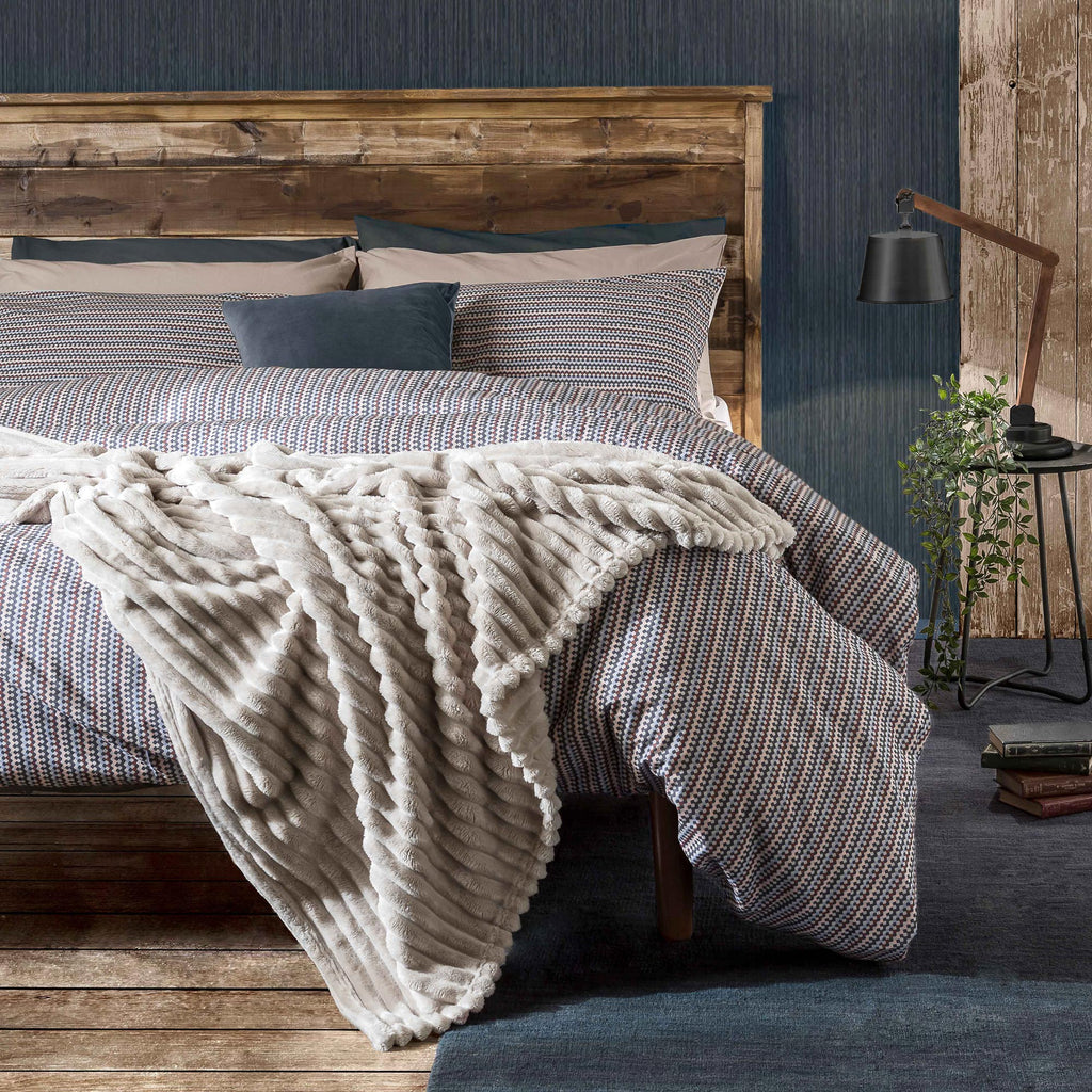 Parure Copripiumino Stampato Singolo Ermes Ruggine - DiMaestro